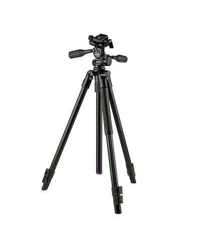 Slik Pro Al-323 3-Section Aluminum Video Tripod with Sh-747 3-Way Pan Head