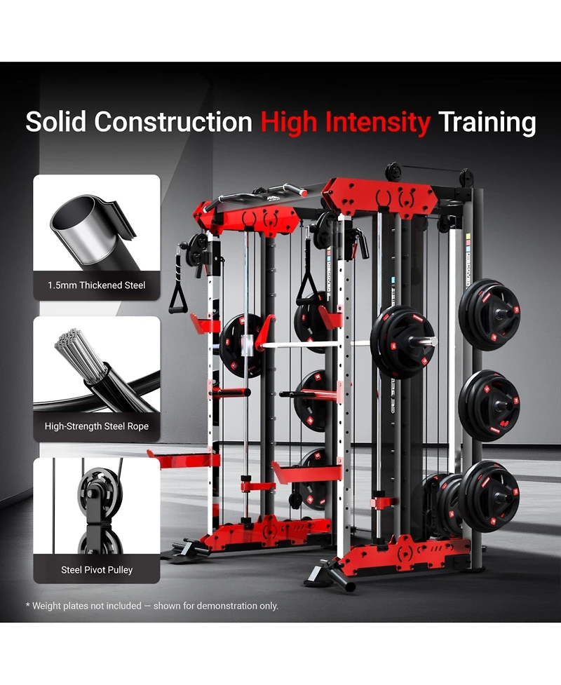 Harison All-in-One Power Rack with Chin-Up and Rowing Fitness System (Hrm-G30816)