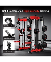 Harison All-in-One Power Rack with Chin-Up and Rowing Fitness System (Hrm-G30816)