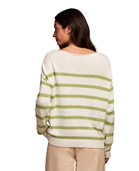 Celtic & Co. Women's Gauzy Boat Neck Sweater