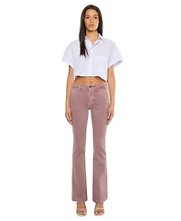 KanCan Women's Max Mid Rise Trouser Bootcut Jeans