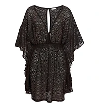 Lascana Women's Flowy Lace Cover up Beach Dress