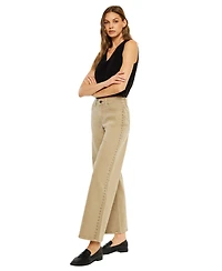 KanCan Women's Ellie Mid Rise Wide Leg Jeans
