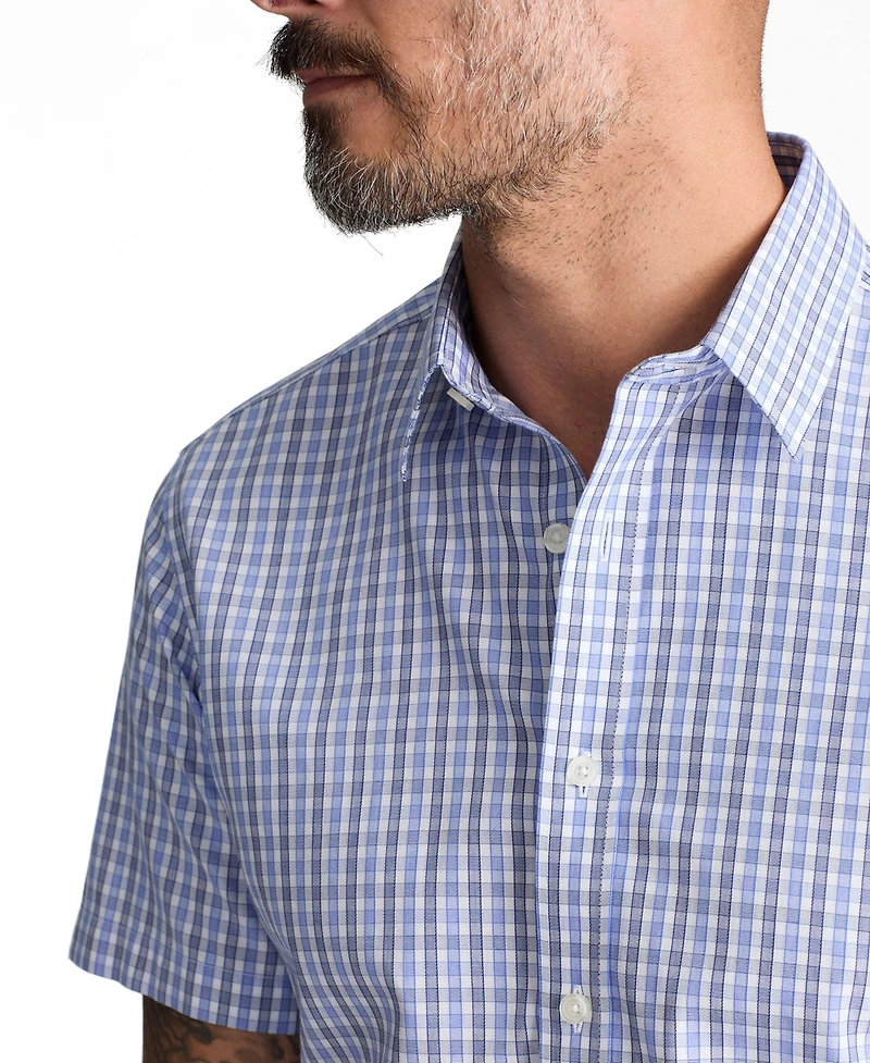 UNTUCKit Men's Regular Wrinkle-Free Short-Sleeve Dante Shirt