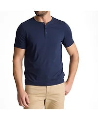 UNTUCKit Men's Regular Fit EcoSoft Short-Sleeve Henley