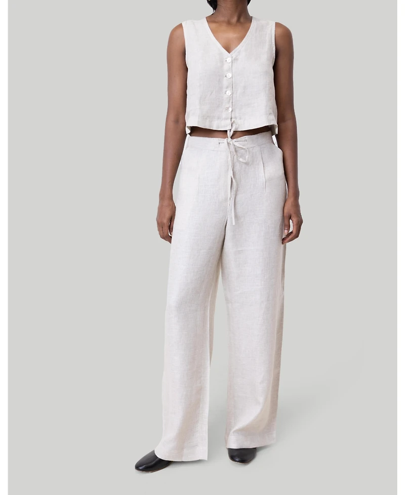 Women's Cropped vest shirt