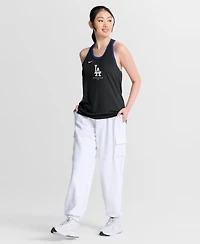Nike Women's Los Angeles Dodgers Tri-Blend Dri-fit Racerback Tank Top