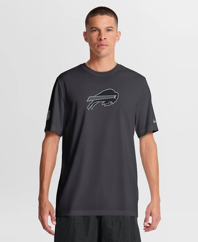 Nike Men's Anthracite Buffalo Bills Sideline Lead The Charge Legend Dri-fit T-Shirt