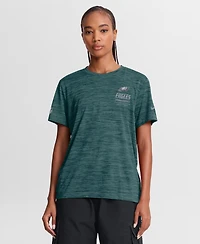 Nike Women's Midnight Green Philadelphia Eagles Sideline Velocity Dri-fit T-Shirt