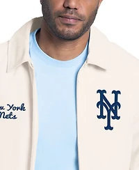 Starter Men's White New York Mets Franchise Lightweight Full-Zip Jacket