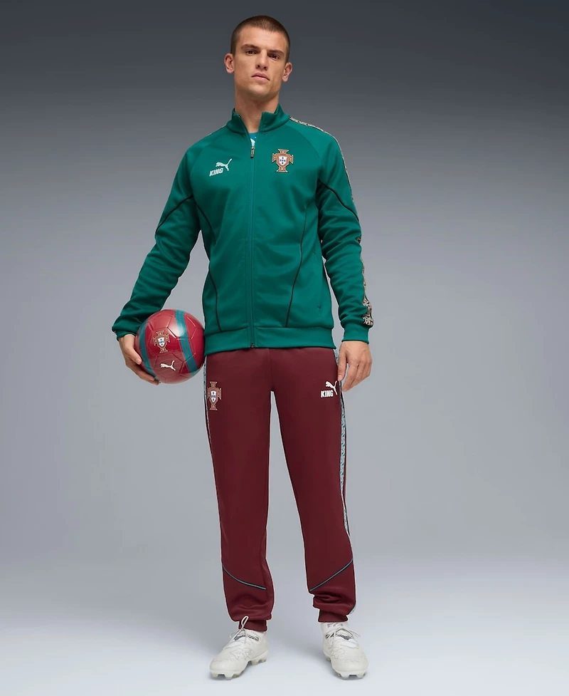 Puma Men's Green Portugal National Team King Anthem Full-Zip Jacket