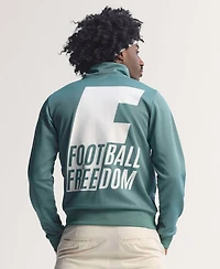 Adidas Men's Green Jamaica National Team Bob Marley Originals Full-Zip Track Jacket