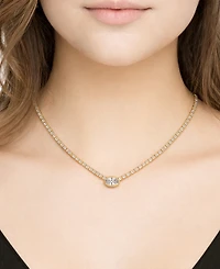And Now This Cubic Zirconia Tennis Necklace