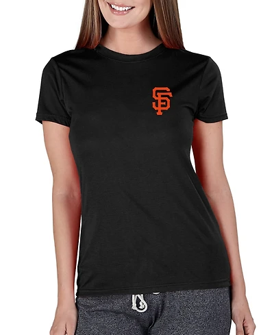 Concepts Sport Women's Black San Francisco Giants Marathon Knit Top
