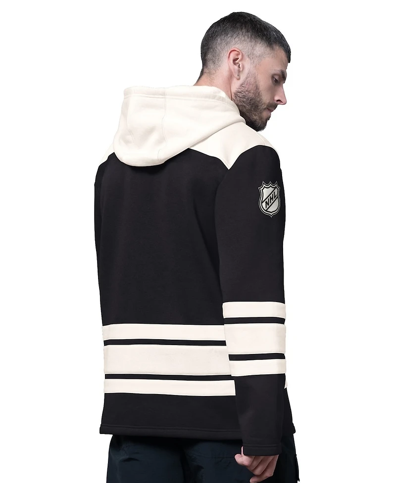 Starter Men's Black Pittsburgh Penguins Slapshot Fashion Hoodie