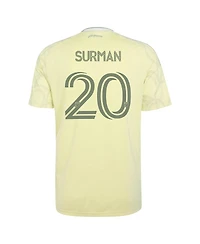Adidas Men's Finn Surman Yellow Portland Timbers 2026 Civic Stadium Kit Replica Jersey