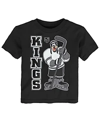 Outerstuff Toddler Black/Heather Gray Vegas Golden Knights Two-Pack Disney Offense Only T-Shirt Set