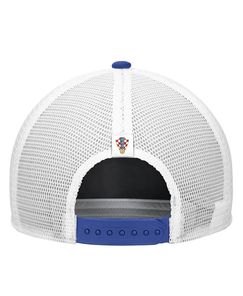 Nike Men's Royal Croatia National Team Rise Rope Trucker A-Frame Adjustable Hat