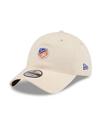 New Era Men's Beige Fc Cincinnati Micro Team Logo 9TWENTY Adjustable Hat