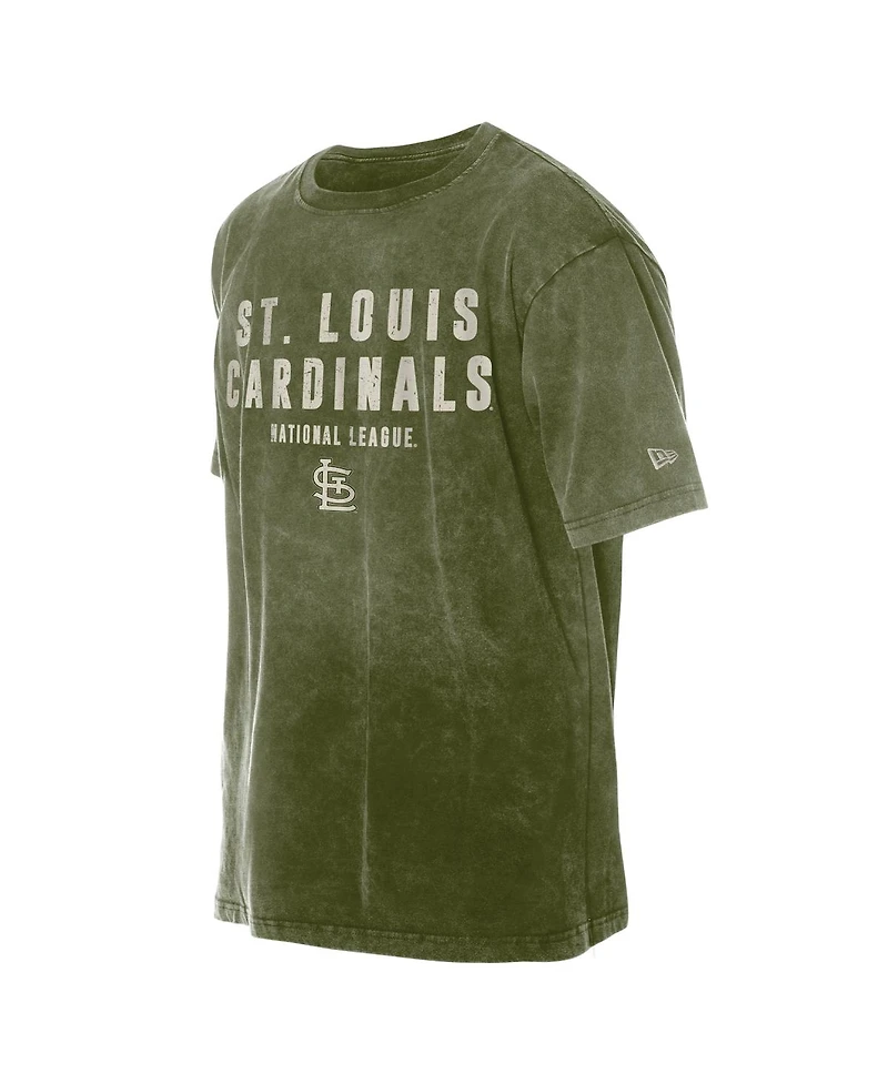 New Era Men's Olive St. Louis Cardinals 2026 Armed Forces Day T-Shirt