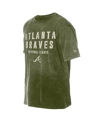New Era Men's Olive Atlanta Braves 2026 Armed Forces Day T-Shirt
