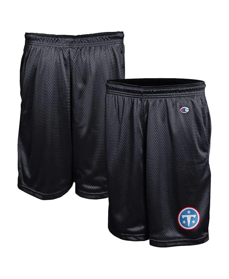 Champion Men's Black Tennessee Titans Classic Mesh Shorts