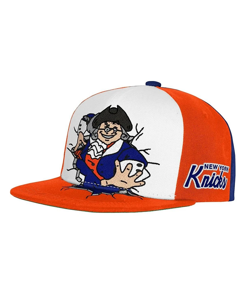 Mitchell & Ness Big Boys and Girls Royal New York Knicks Mascot Snapback Hat