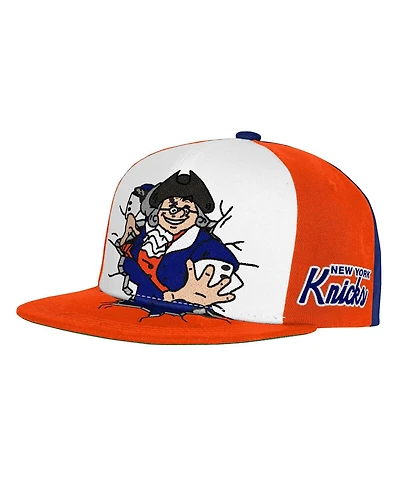 Mitchell & Ness Big Boys and Girls Royal New York Knicks Mascot Snapback Hat