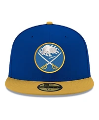 New Era Men's Royal Buffalo Sabres Core Logo Two-Tone 59FIFTY Fitted Hat