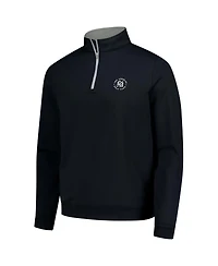 Peter Millar Men's Black Los Angeles Golf Club Perth Performance Quarter-Zip Pullover Sweatshirt