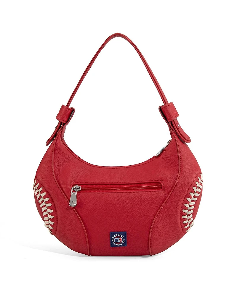 Montana West Women's Atlanta Braves Shoulder Hobo Bag