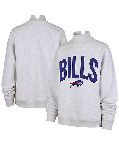 '47 Brand Women's Gray Buffalo Bills Subtle Muse Mock Neck Sweatshirt