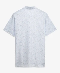 Peter Millar Men's White Arnold Palmer Invitational Custom Print Stretch Polo Shirt