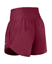 Nike Women's Garnet Florida State Seminoles Performance One Dri-fit High-Rise Shorts