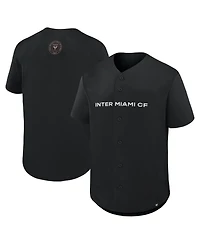 Fanatics Men's Black Inter Miami Cf Maximum Intensity Button-Up Jersey