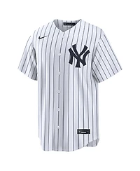 Nike Men's Jazz Chisholm Jr. White New York Yankees Home Replica Jersey