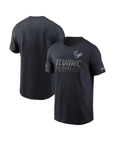 Nike Men's Navy Houston Texans Sideline Dri-fit T-Shirt