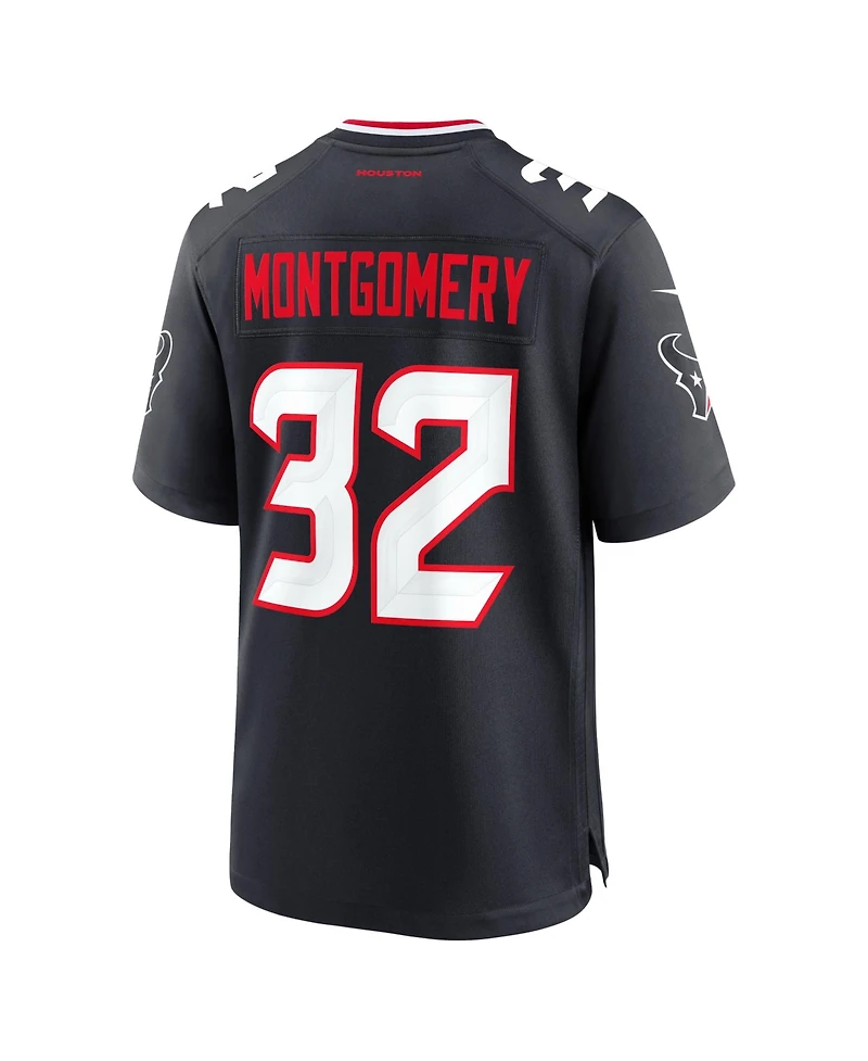 Nike Men's David Montgomery Navy Houston Texans Game Jersey