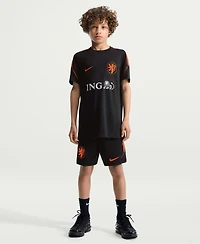 Nike Big Boys and Girls Black Netherlands National Team 2026 Strike Dri-fit T-Shirt