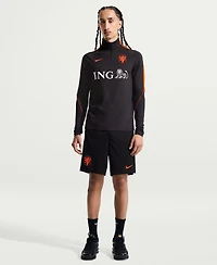 Nike Men's Black Netherlands National Team 2026 Strike Dri-fit Quarter-Zip Drill Sweatshirt