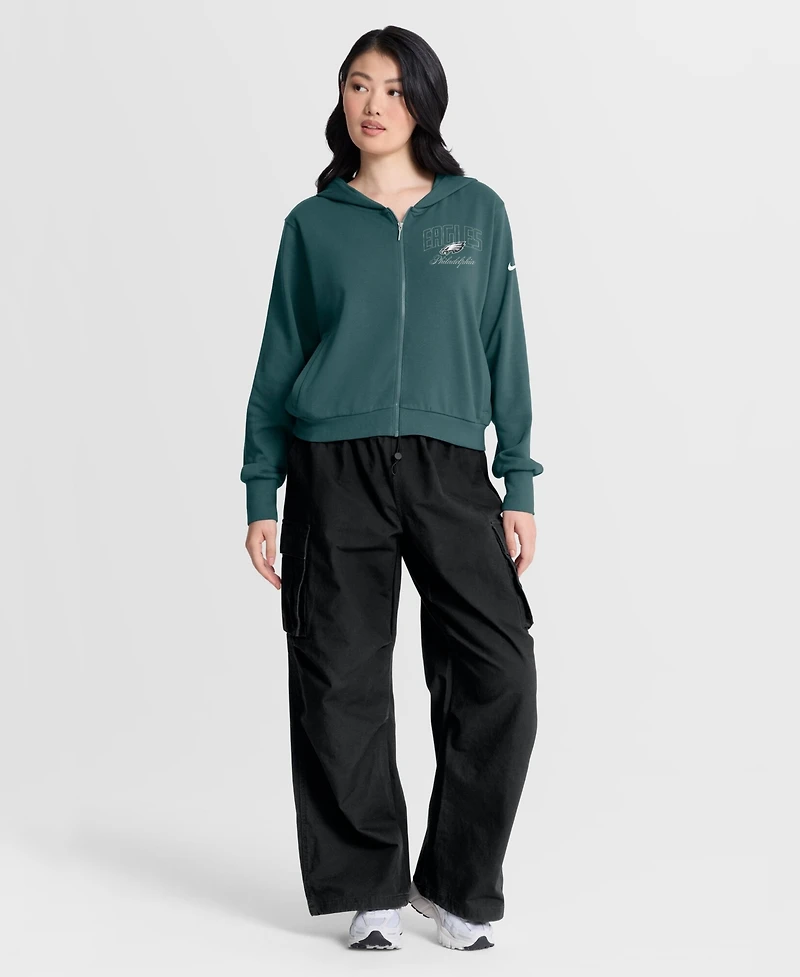 Nike Women's Midnight Green Philadelphia Eagles Primetime Full-Zip Hoodie