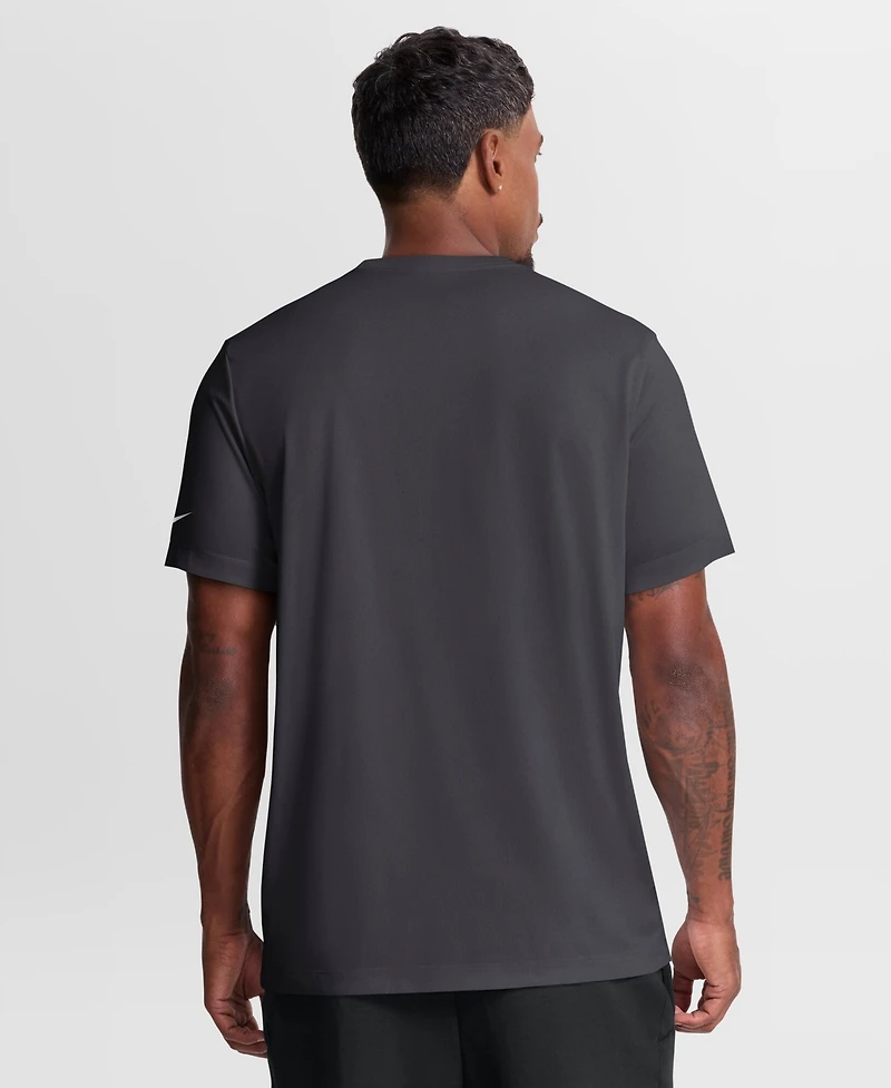 Nike Men's Anthracite Green Bay Packers Sideline Lead The Charge Legend Dri-fit T-Shirt