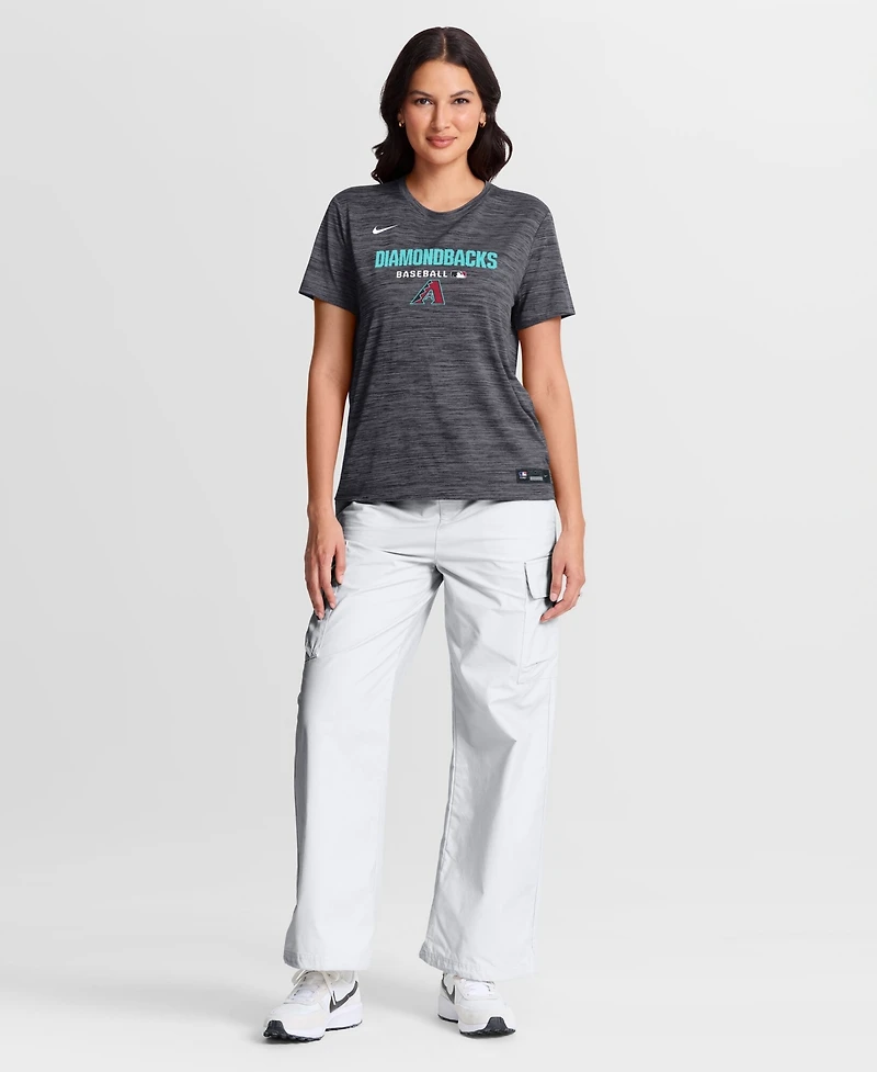 Nike Women's Black Arizona Diamondbacks Authentic Collection Velocity Dri-fit T-Shirt