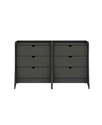 Manhattan Comfort Coney 2-Piece 28" 3-Drawer Nightstands