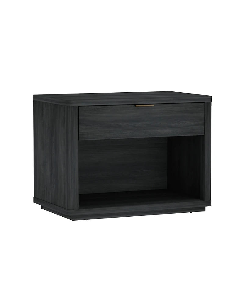 Manhattan Comfort Evelyn 2-Piece 32" Modern 1-Drawer Nightstands