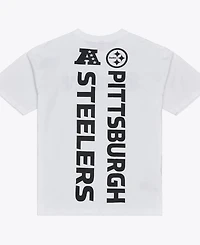 Mitchell & Ness Men's White Pittsburgh Steelers Monochrome T-Shirt