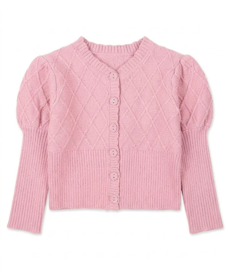 MeMoi Baby Girls 2 Piece "Juliet" Mixed Knit Cardigan and Legging Set