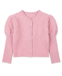 MeMoi Baby Girls 2 Piece "Juliet" Mixed Knit Cardigan and Legging Set