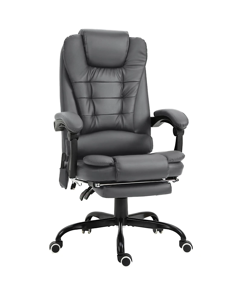 Boyel Living 7-Point Vibrating Massage Office Chair High Back Executive Recliner with Lumbar Support
