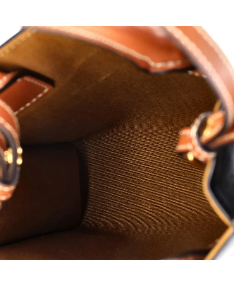 Pre-Owned Celine Mini Vertical Cabas Tote Triomphe Coated Canvas